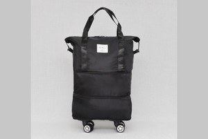 Сак разтегателен с колелца 2958 цвят черен